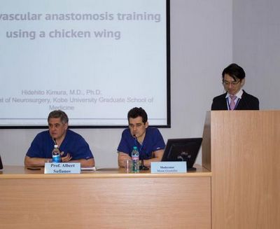 Кимура хидехито и альберт суфианов провели мастер-класс для российских нейрохирургов