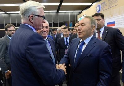 Подробности первого дня н.назарбаева на экономическом форуме в санкт-петербурге