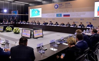 Президент казахстана встретился с представителями деловых кругов рф